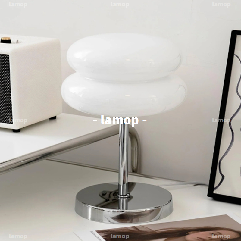 Lighting Decor Bedroom - Lampa stołowa Bauhaus Cream-Globe w stylu
