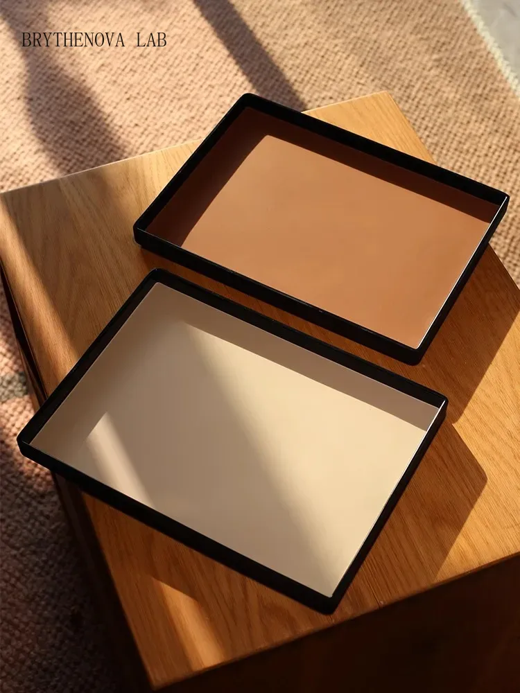 Lighting Home Decor Products - Ahunderjiaz - Lekka, luksusowa skórzana prostokątna