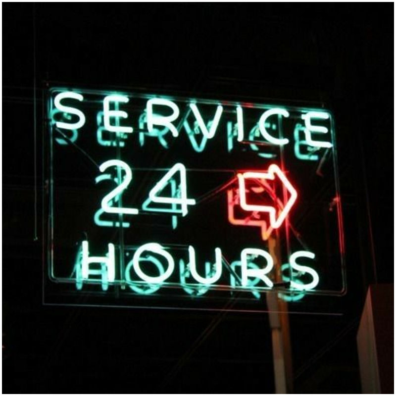 Decor Lighting Hours - Neonowy szyld \