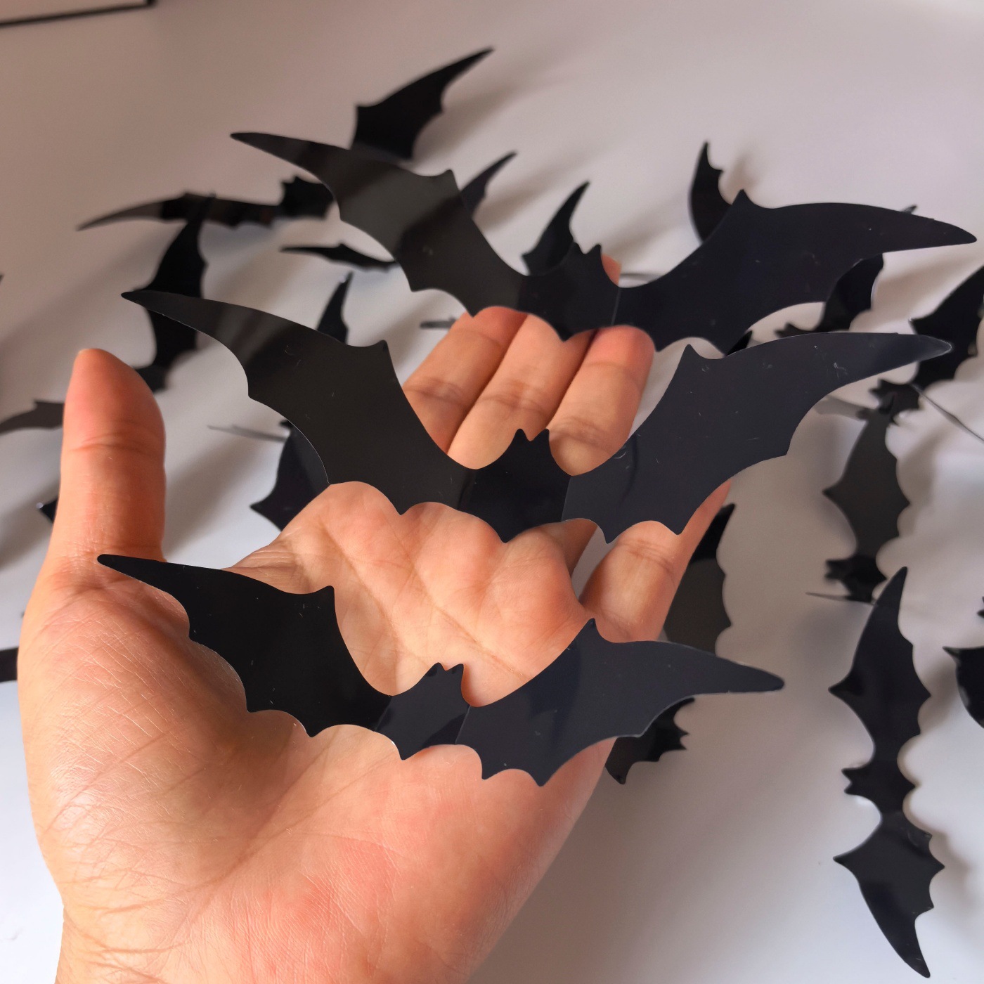Lighting Home Decor Products - Uniwersalna Halloweenowa Naklejka Ścienna 3D z
