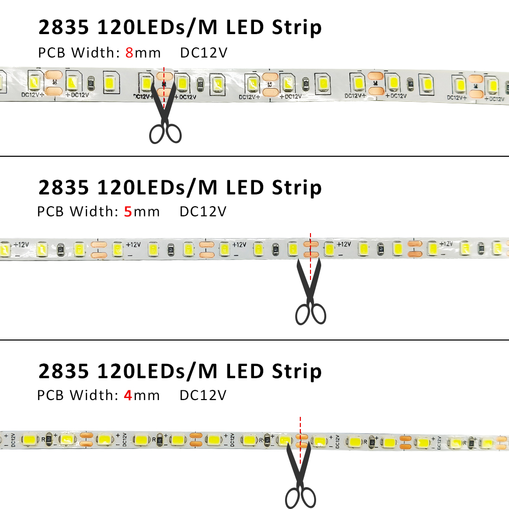 Taśma LED 12V 5m SMD 2835 5mm  – Decor Lighting Hours recenzja i cena