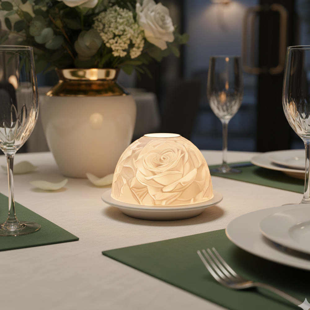 Elegancki porcelanowy świeczni – Lighting Decor Wedding recenzja i cena