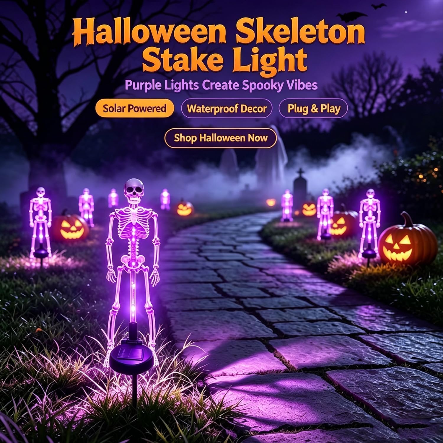 Halloweenowa dekoracja świetln – Lighting Decor House recenzja i cena