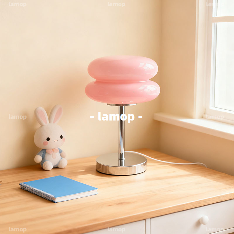 Kremowa retro lampka nocna w s – Lighting Decor Bedroom recenzja i cena