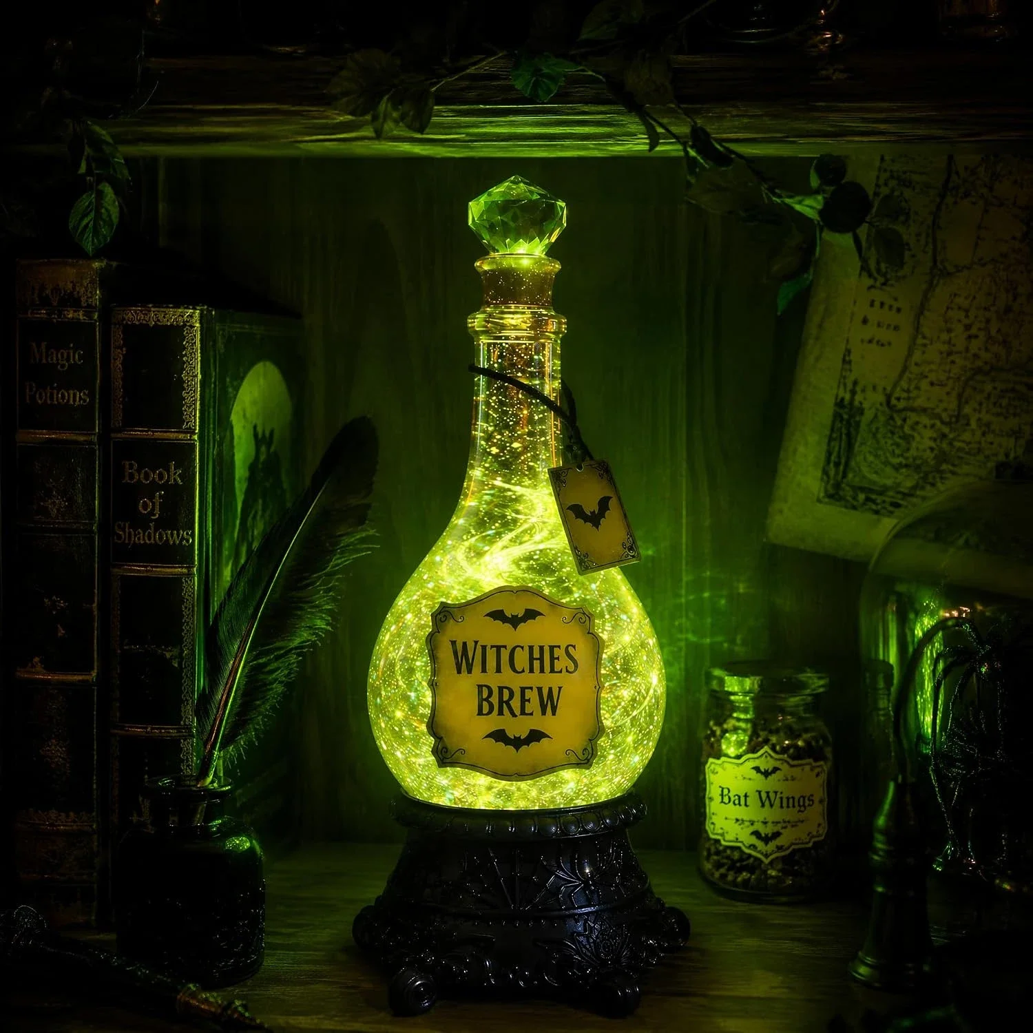 Świecąca butelka z brodawczym  – Up Lighting Decor recenzja i cena