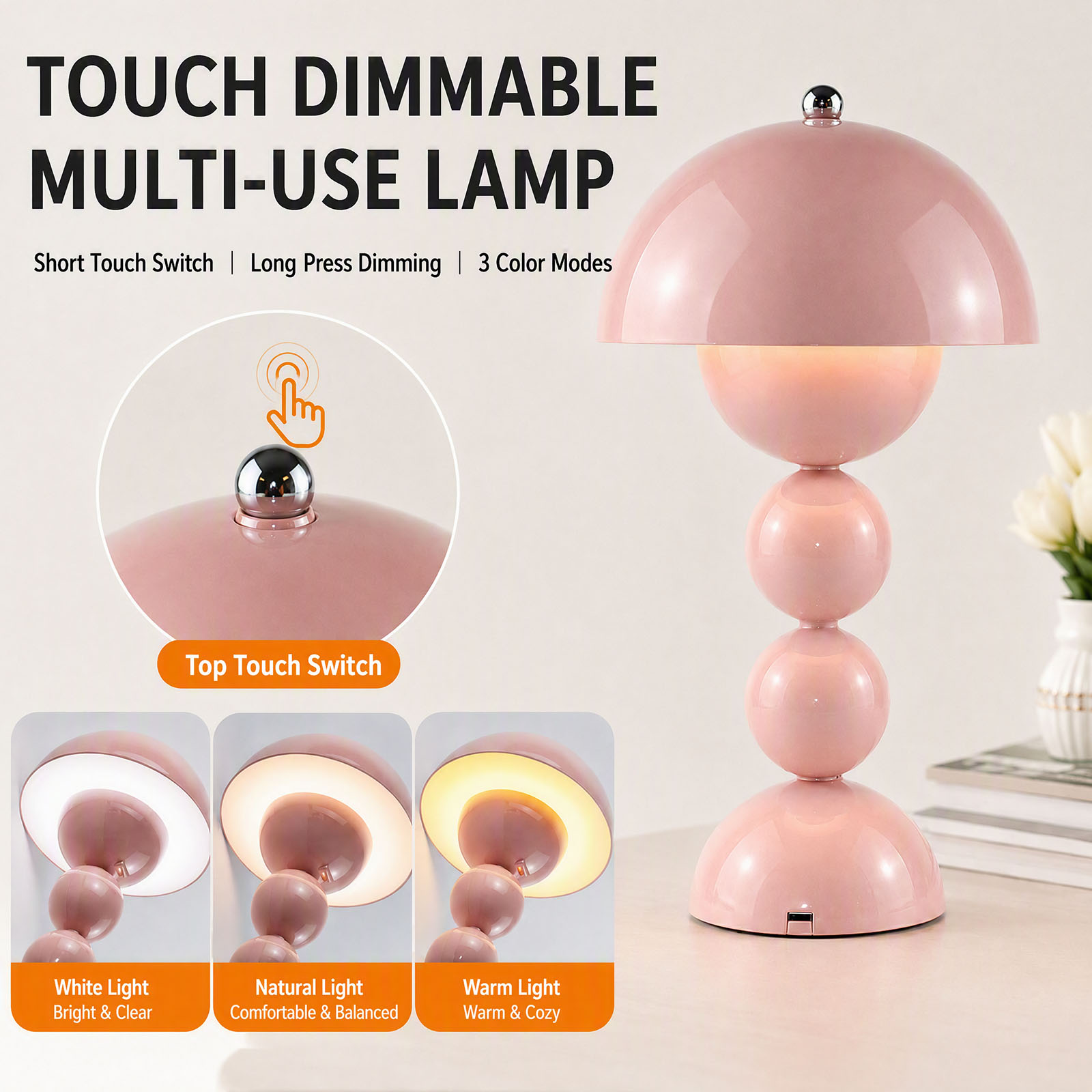 Lampa stołowa LED USB w kształ – Lighting Decor Bedroom recenzja i cena