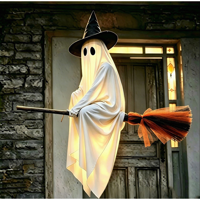 Halloweenowe latające miotły i – Lighting Decor House recenzja i cena