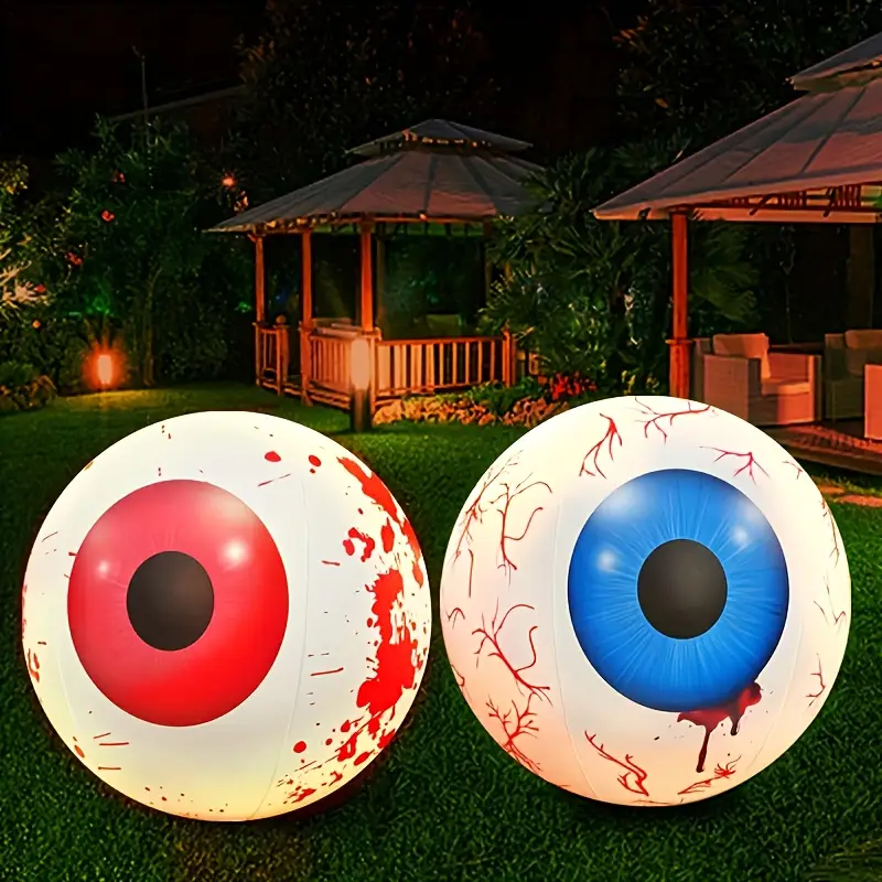 Nadmuchiwane oczy na Halloween – Lighting Decor House recenzja i cena