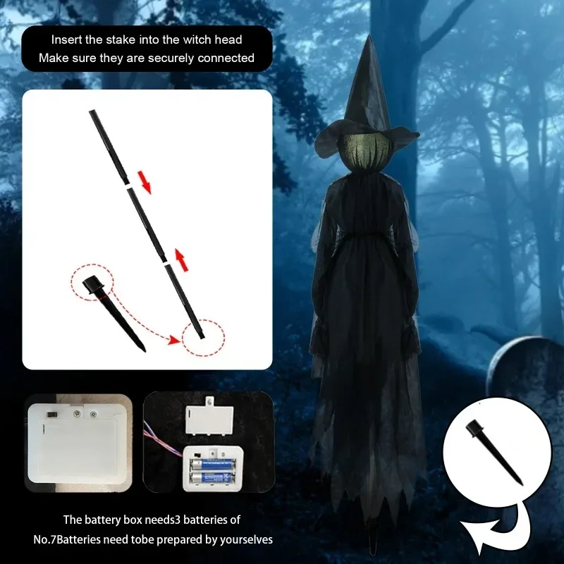 Dekoracja Halloween: Wiedźma t – Lighting Decor House recenzja i cena